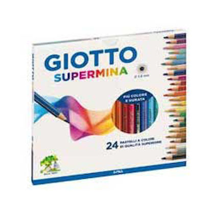 Immagine di Pastelli Supermina Giotto 24pz