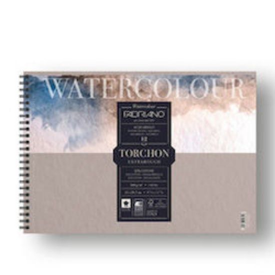 Immagine di Blocco Watercolour Torchon 21x29,7 Fabriano A4  12fg  300gr  spiralato