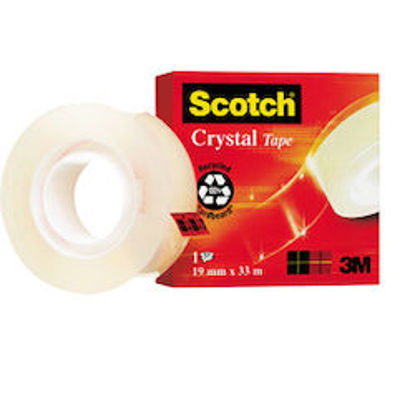 Immagine di Scotch Crystal Tape 600 19mmX33m