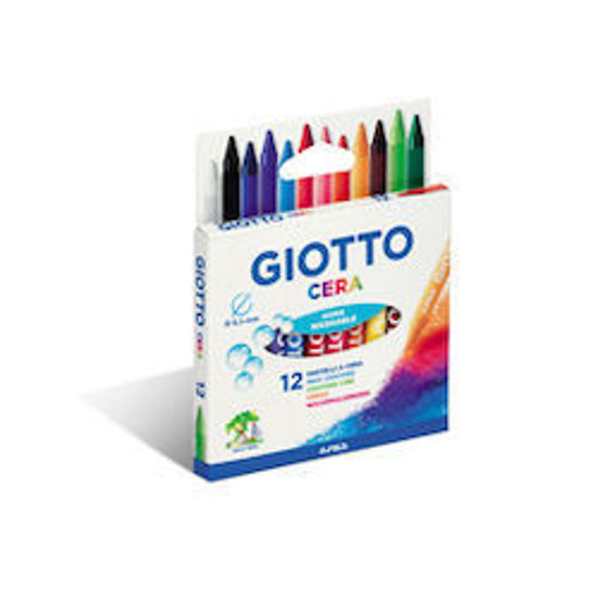 Immagine di Pastelli a cera Giotto box 12 colori