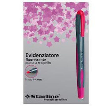 Immagine di Evidenziatore Starline fucsia p. scalpello 1-4mm