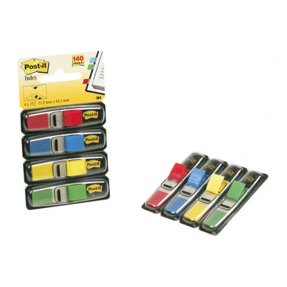 Immagine di Segnapagina Post it® Index Mini - 12x43,2 mm - 4 colori classici