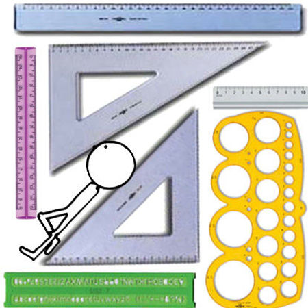 Immagine per la categoria Righe - Squadre - Strumenti disegno tecnico