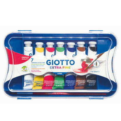 Immagine di Tempere Giotto extra fine box da 7 colori x 12ml