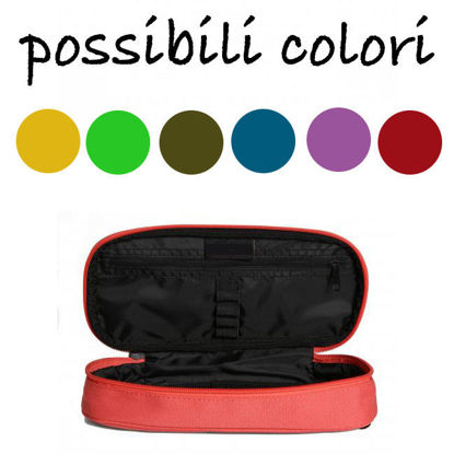 Immagine di Astuccio organizzato con zip (senza prodotti internamente) colori assortiti