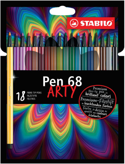 Immagine di Pennarelli Stabilo Pen68 ARTY 18pz