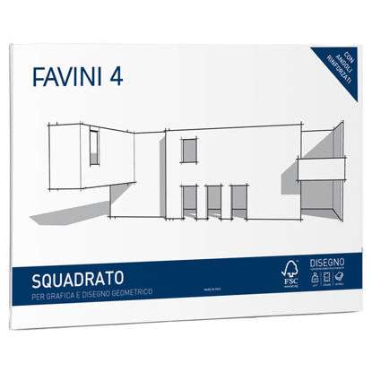 Immagine di Album Favini 4 - 33x48cm - 220gr - 20 fogli - liscio squadrato