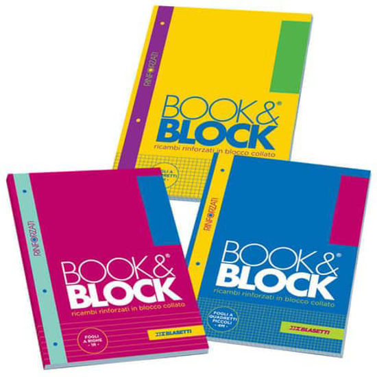 Immagine di Book&Block a quadretti di 5mm con margine